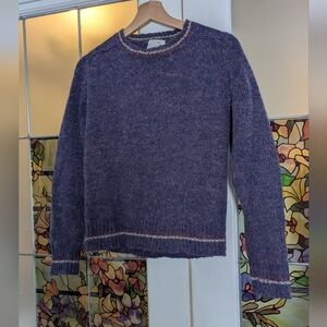 Women's Vintage Purple Sweater
